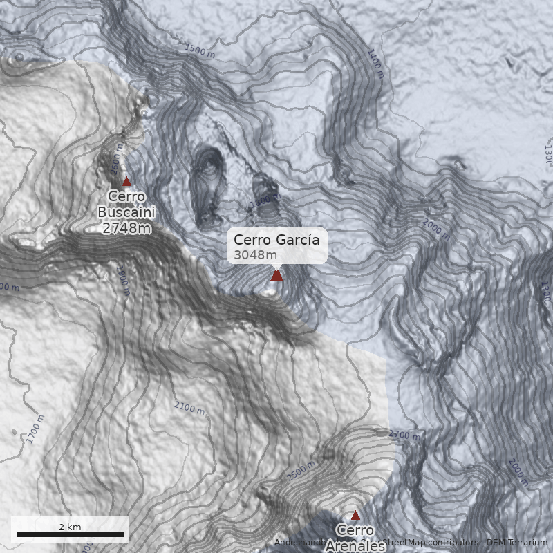 Mapa Cerro García