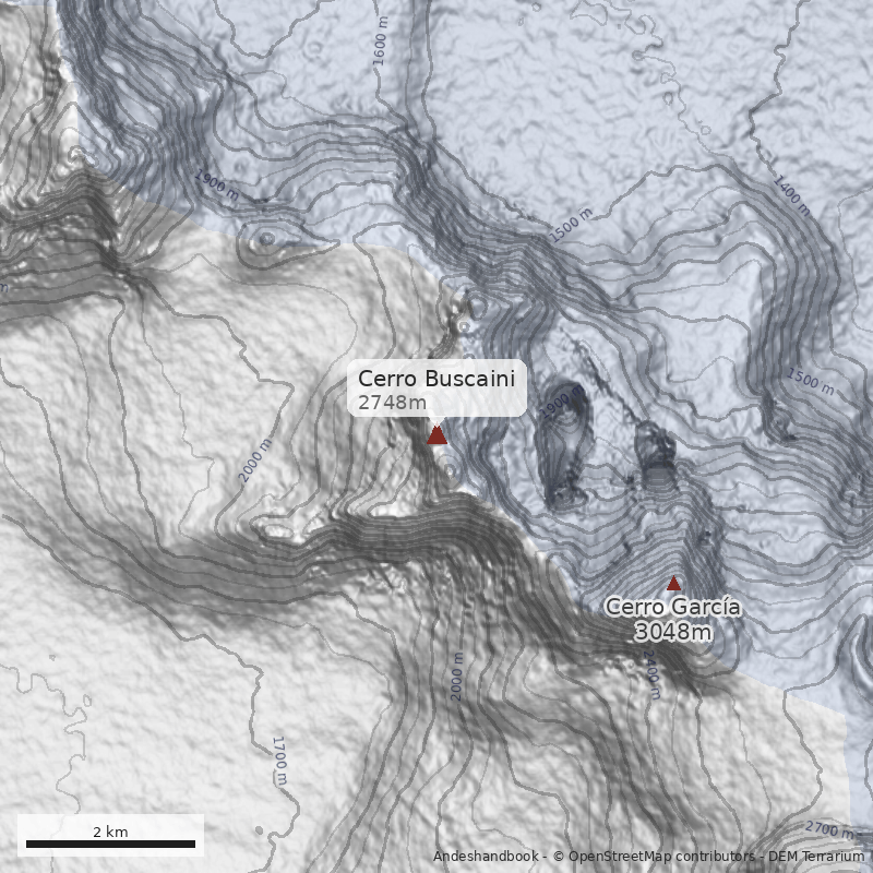 Mapa Cerro Buscaini