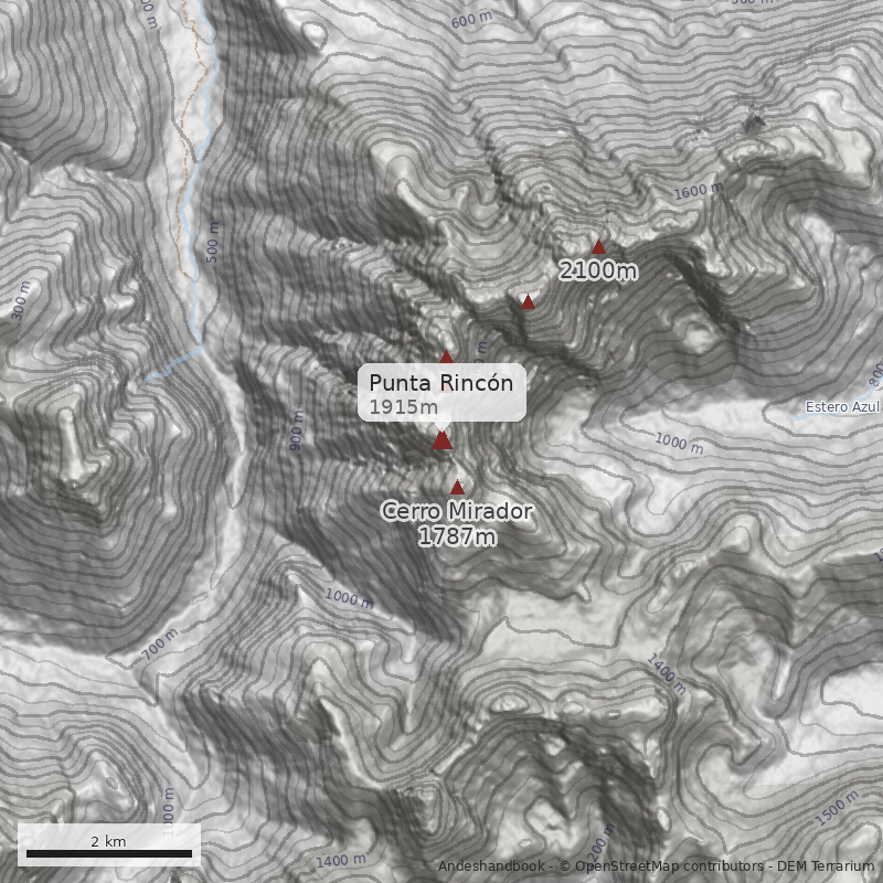 Mapa Punta Rincón