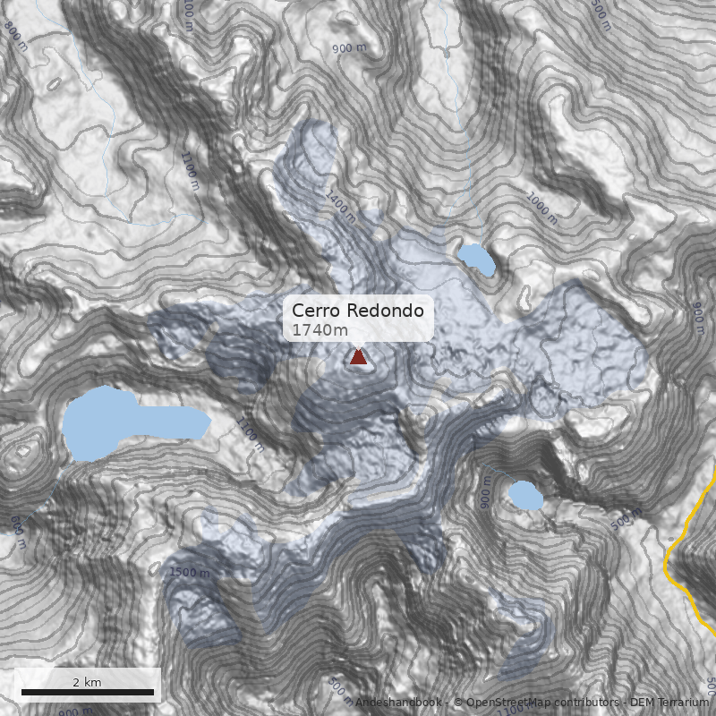 Mapa Cerro Redondo
