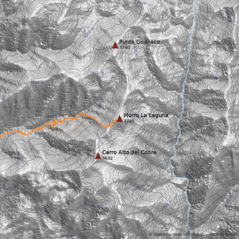Mapa Morro La Laguna
