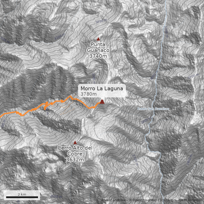 Mapa Morro La Laguna