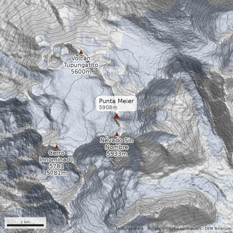 Mapa Punta Meier