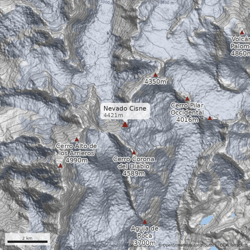 Mapa Nevado Cisne