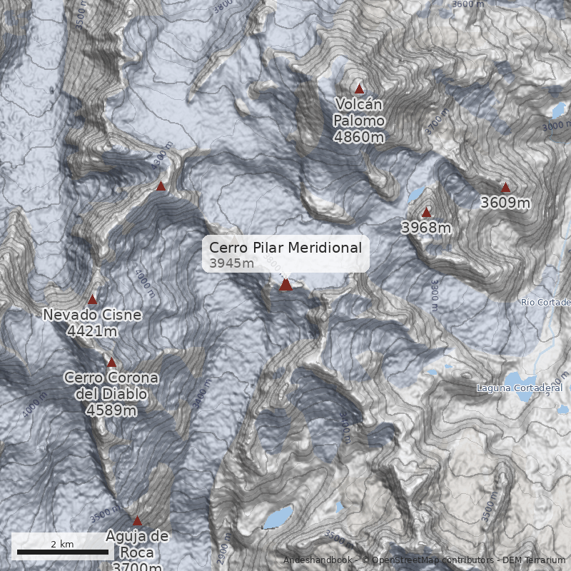 Mapa Cerro Pilar Meridional