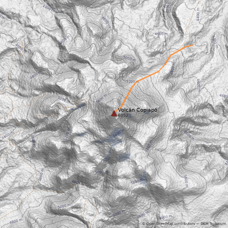 Mapa Canalón Noreste