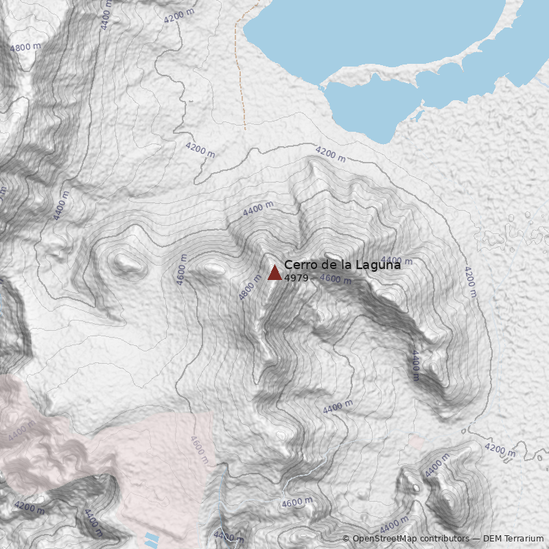 Mapa Cerro de la Laguna