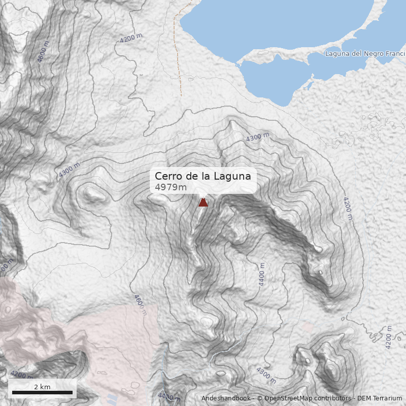 Mapa Cerro de la Laguna