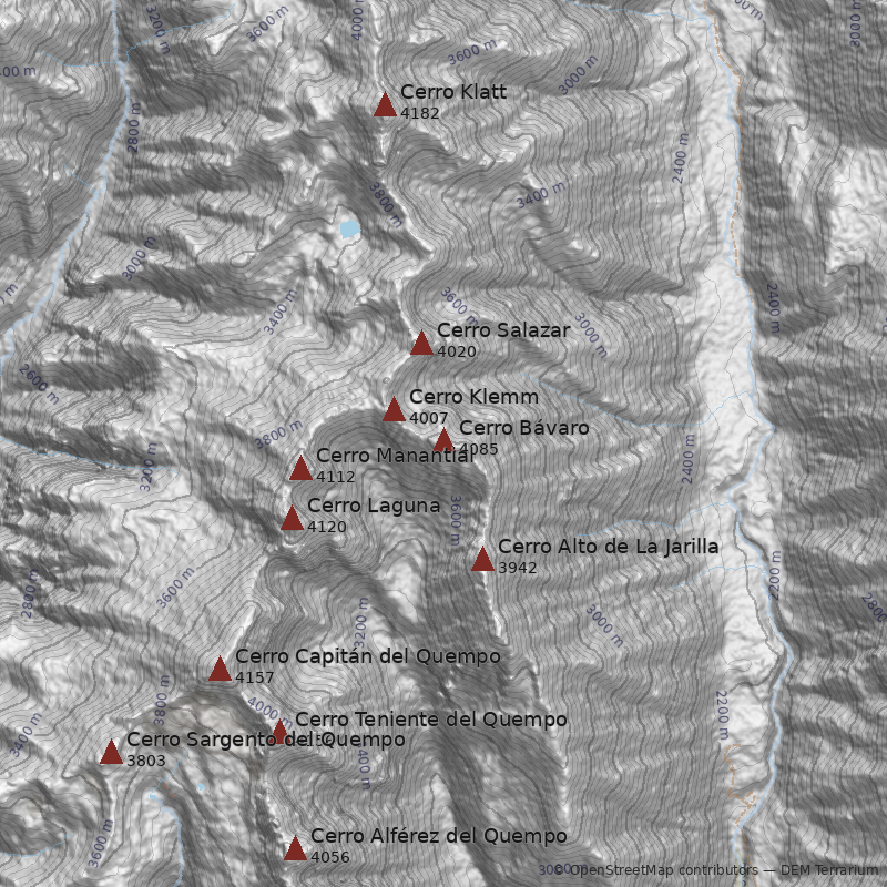 Mapa Normal por la Jarilla
