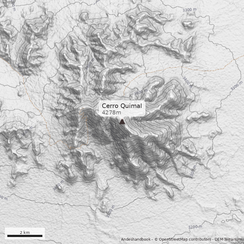 Mapa Cerro Quimal