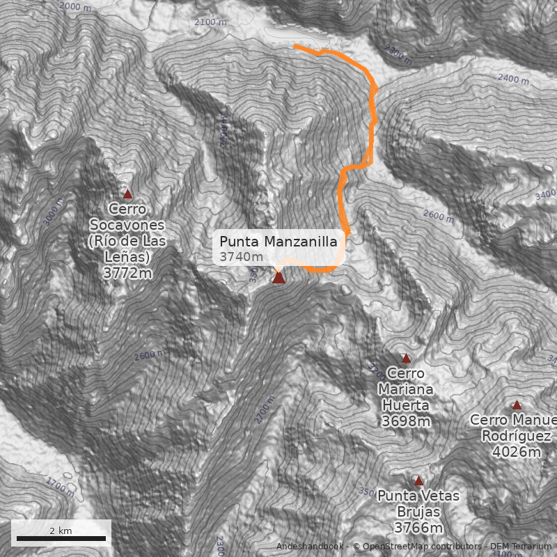 Mapa Punta Manzanilla