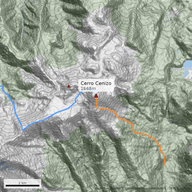 Mapa Cerro Cenizo