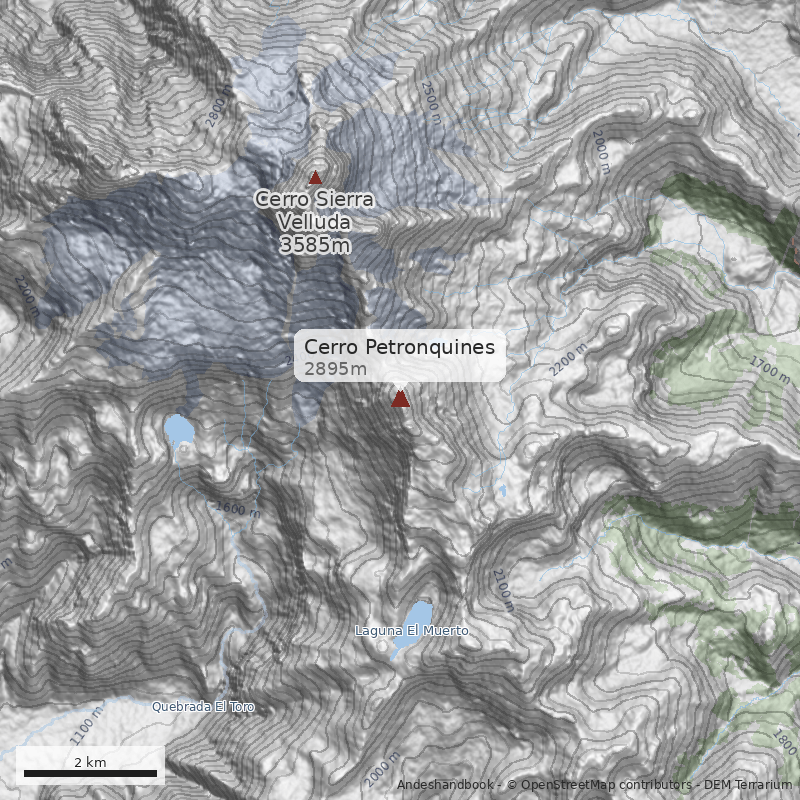 Mapa Cerro Petronquines