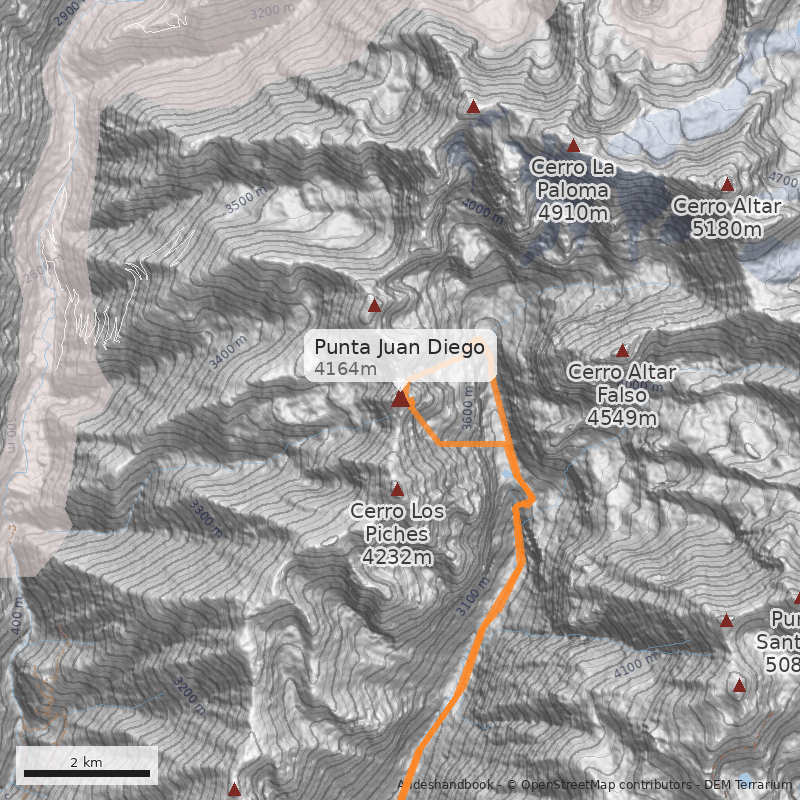 Mapa Punta Juan Diego