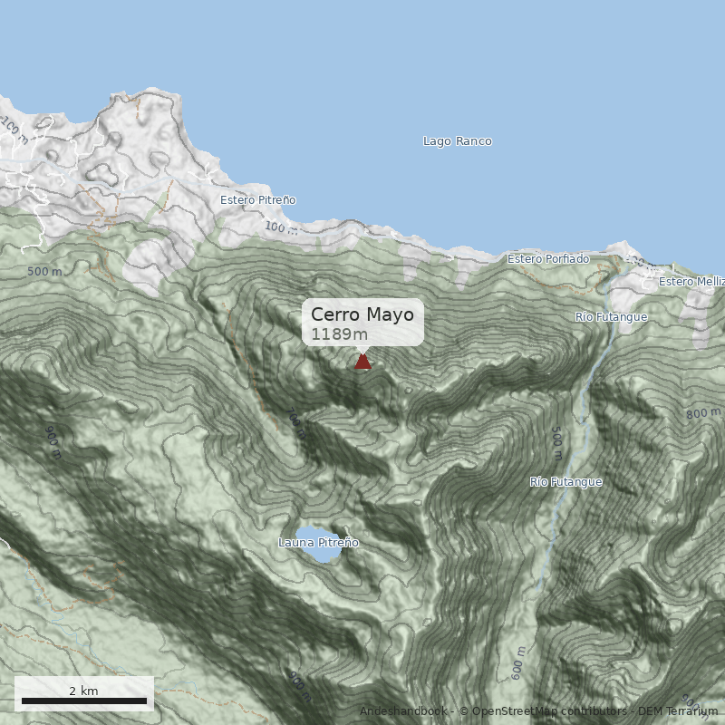 Mapa Cerro Mayo