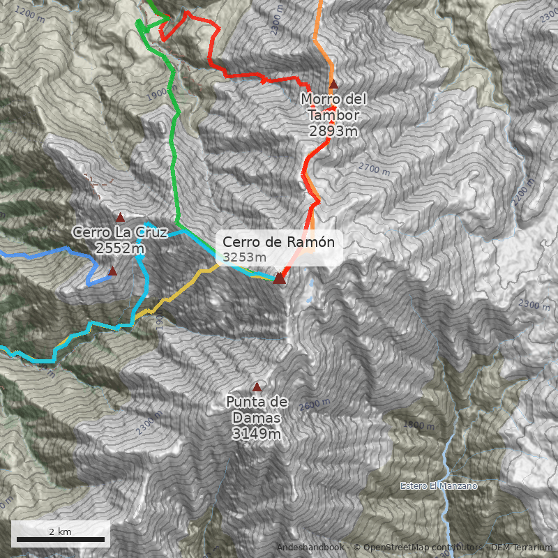 Mapa Cerro de Ramón