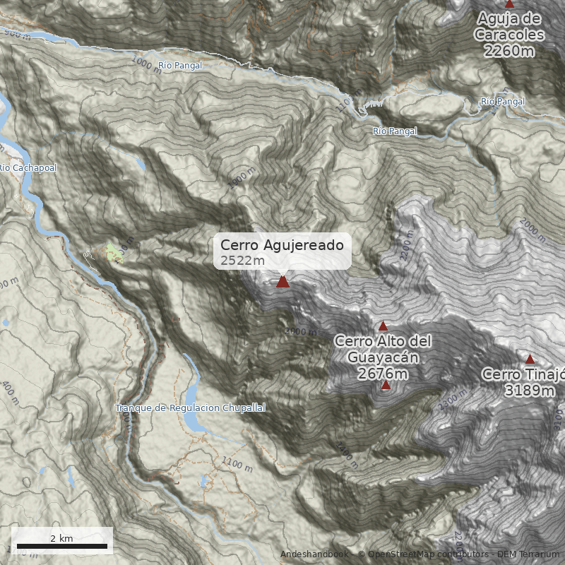Mapa Cerro Agujereado