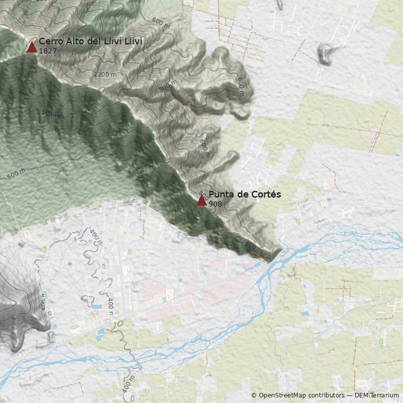 Mapa Punta de Cortés