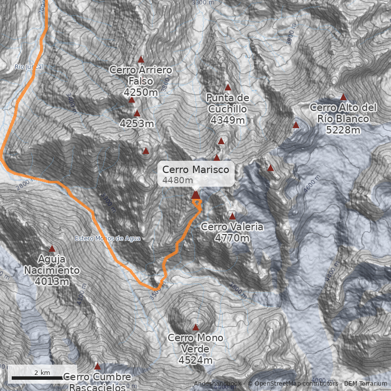 Mapa Cerro Marisco