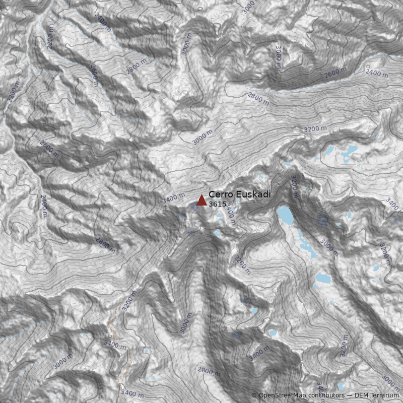 Mapa Cerro Euskadi