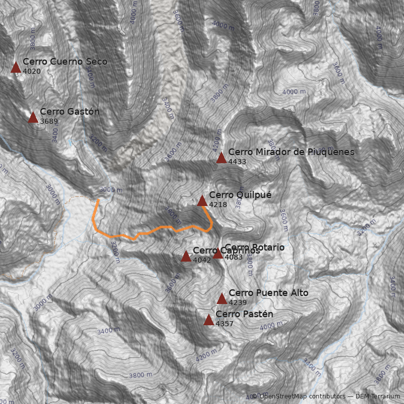 Mapa Cerro Quilpué