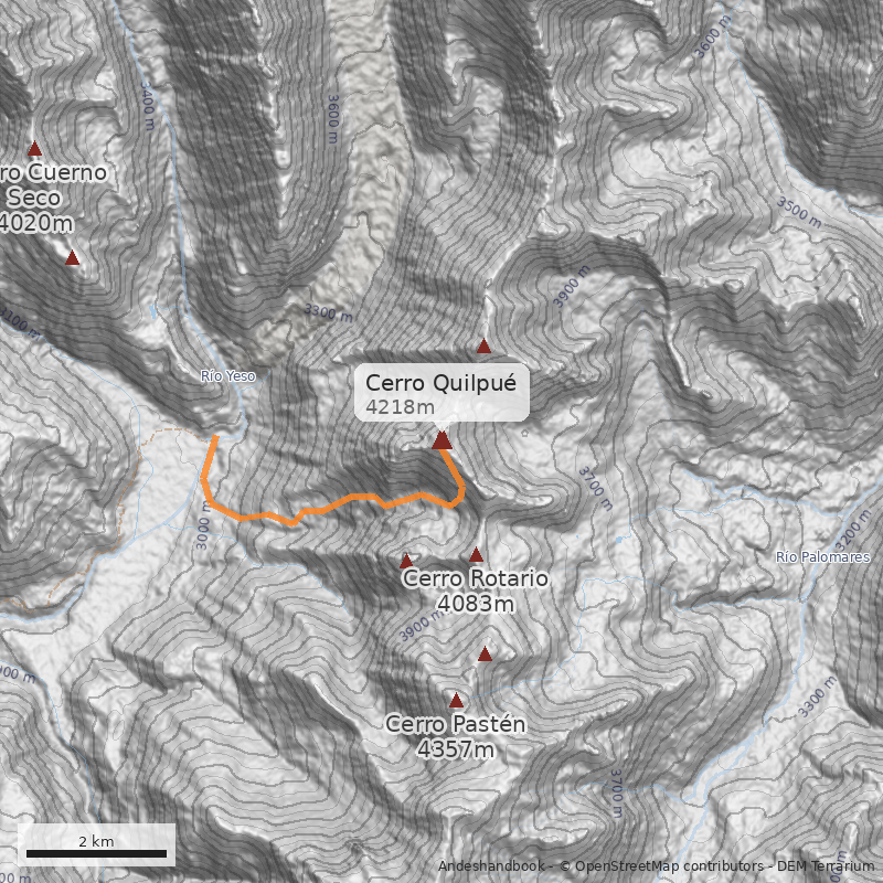Mapa Cerro Quilpué