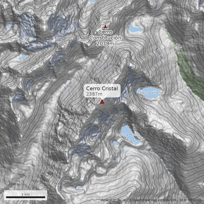 Mapa Cerro Cristal