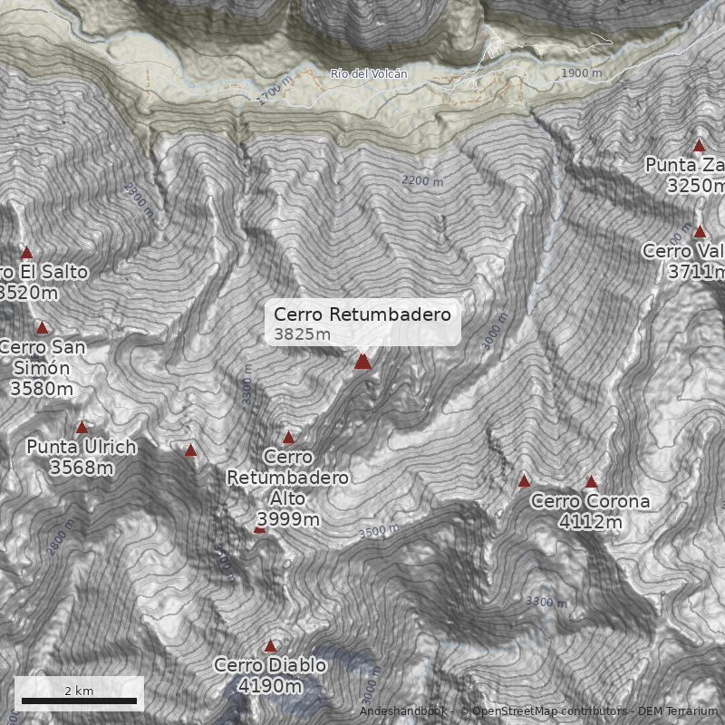 Mapa Cerro Retumbadero