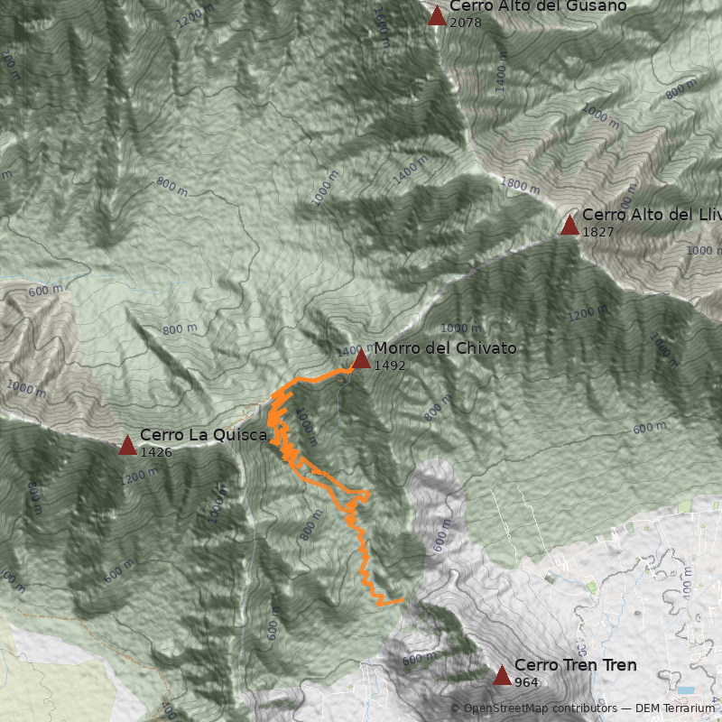 Mapa Morro del Chivato
