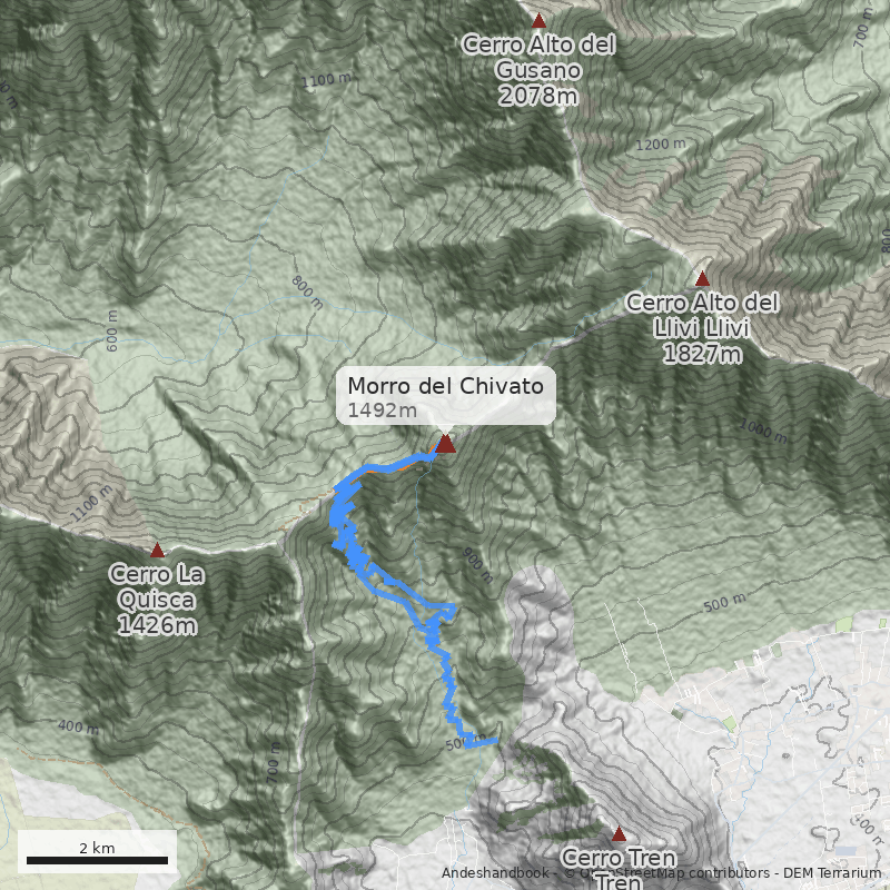 Mapa Morro del Chivato