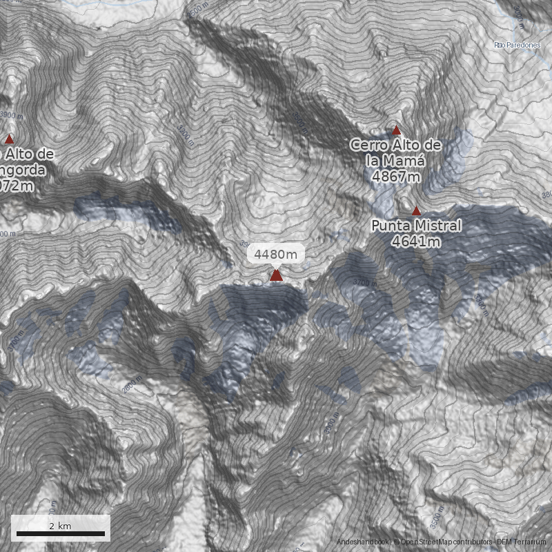 Mapa Cerro Corona de Don Manuel
