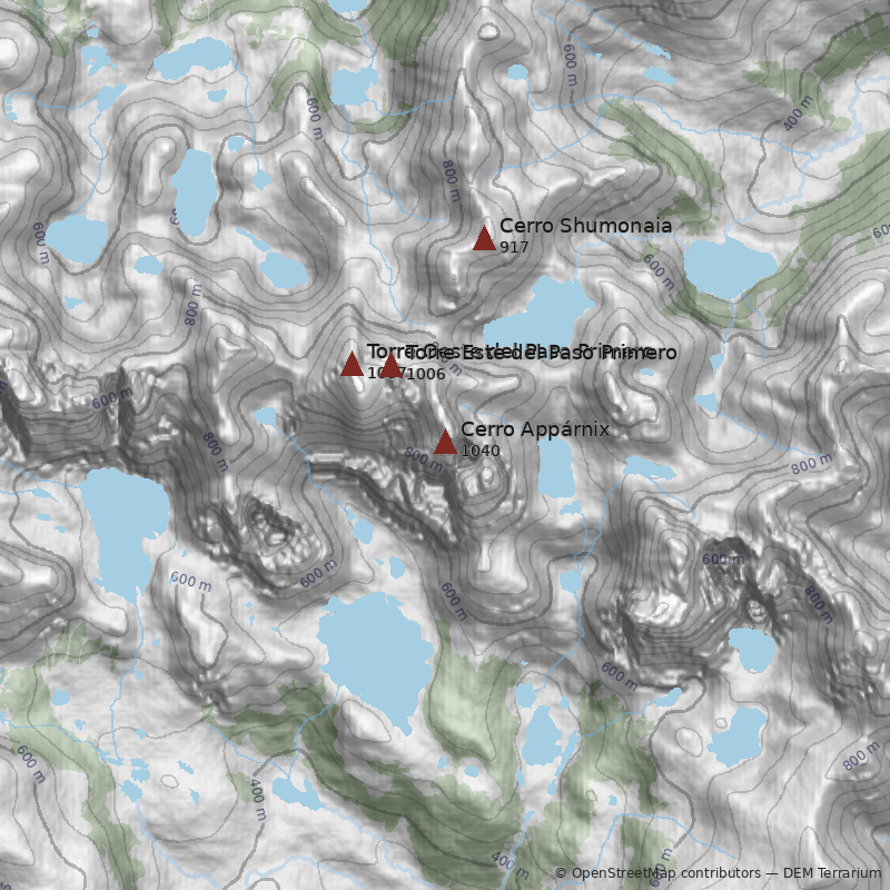 Mapa Cerro Appárnix