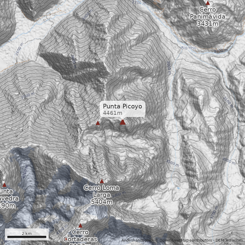 Mapa Punta Picoyo