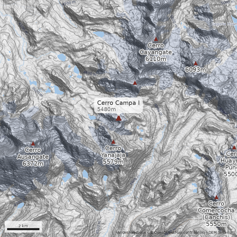 Mapa Cerro Campa I