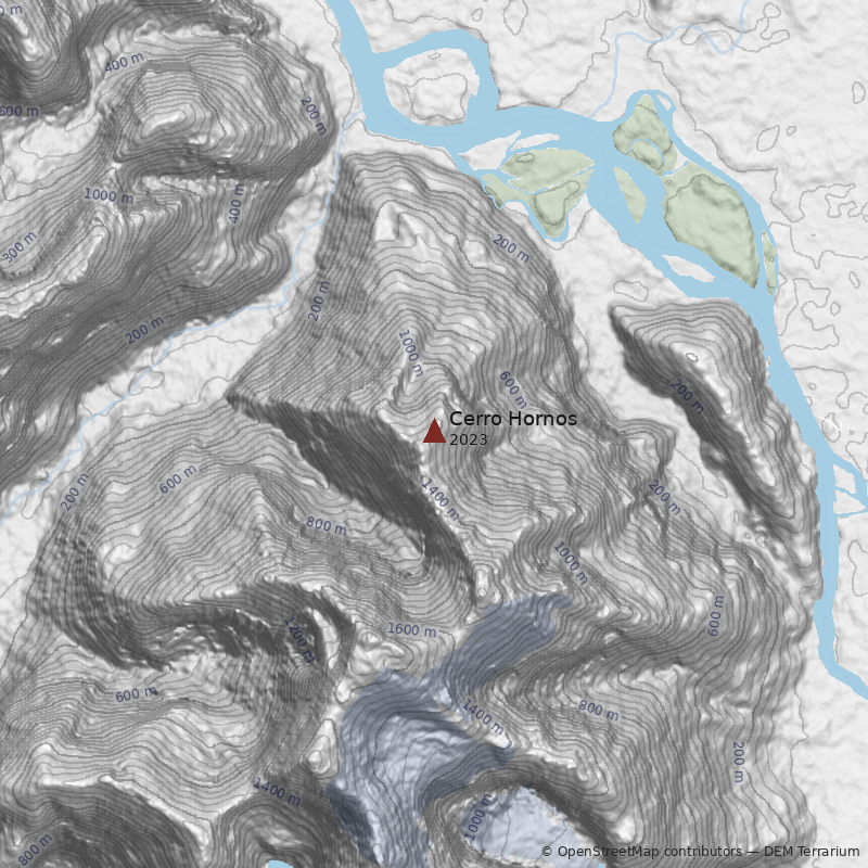 Mapa Cerro Hornos