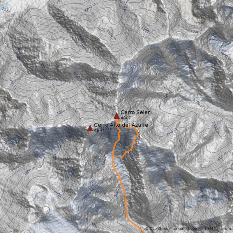 Mapa Cerro Seler