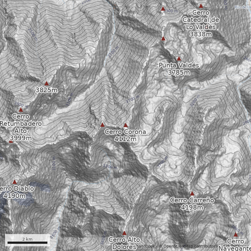 Mapa Cara Noroeste del Torreón