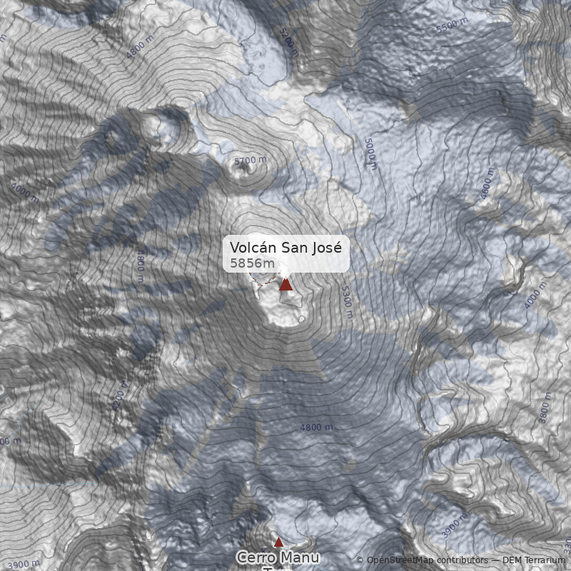 Mapa Cráter La Engorda