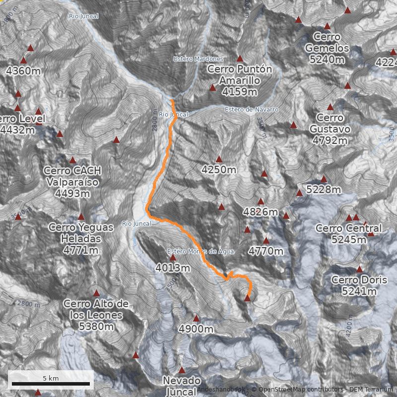 Mapa Canaleta Noreste