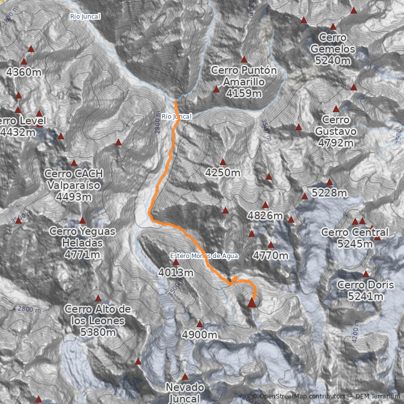 Mapa Canaleta Noreste