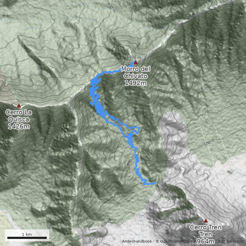 Mapa Sendero El Chivato