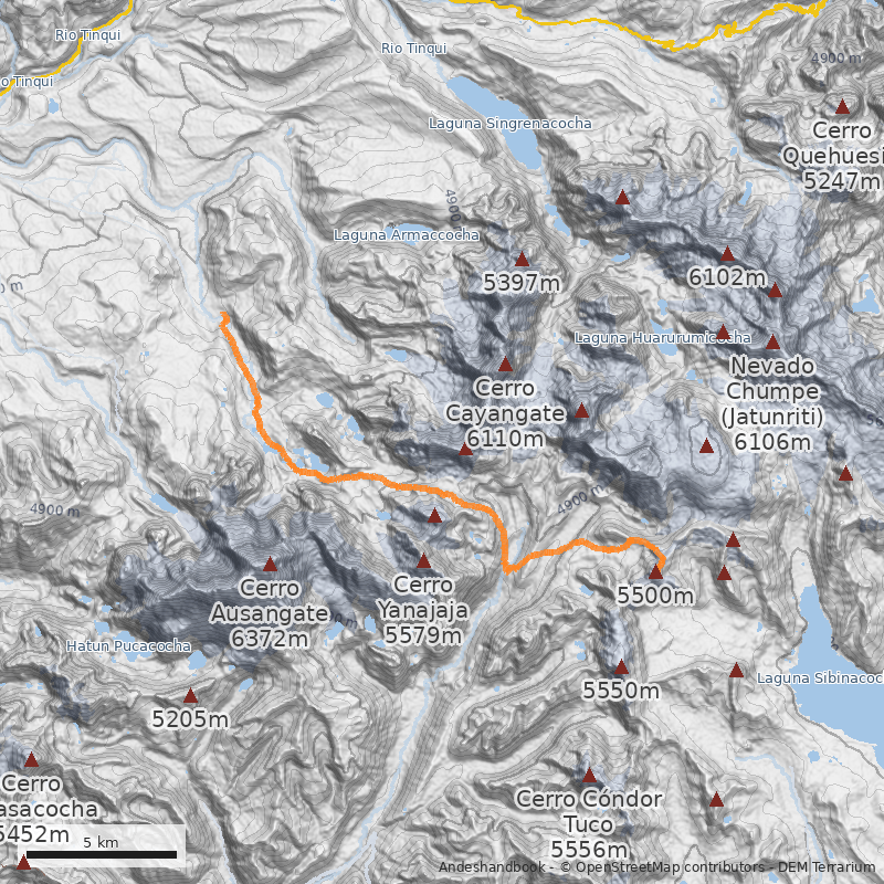 Mapa Arista Noroeste
