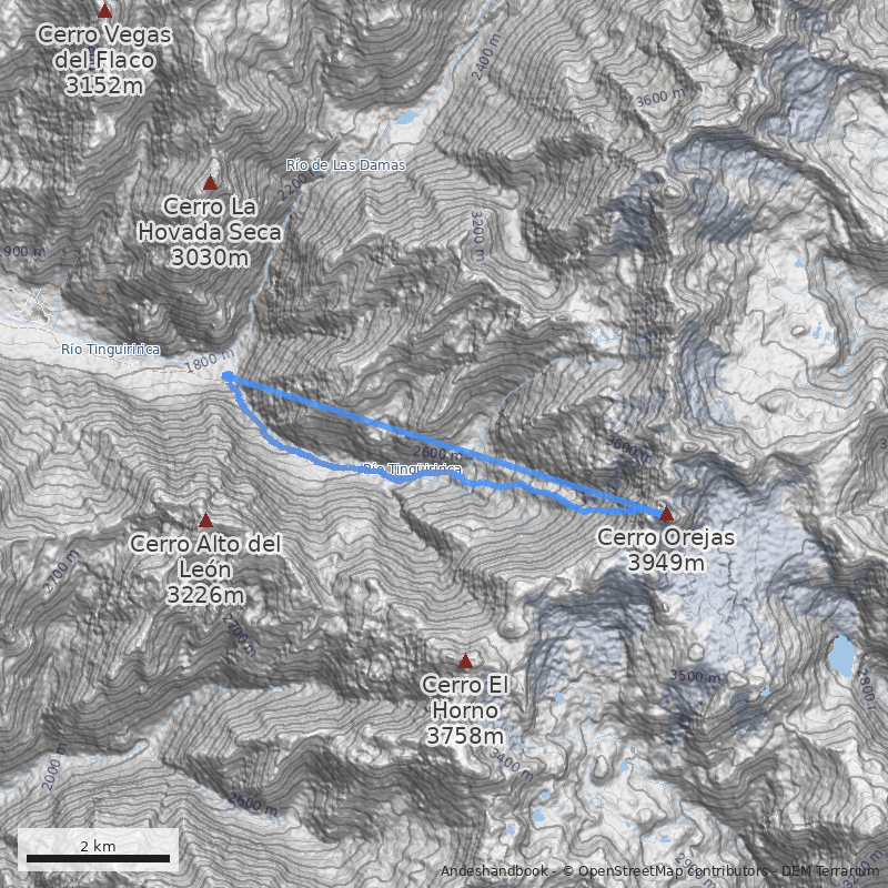 Mapa Canaleta de Lo Herrera