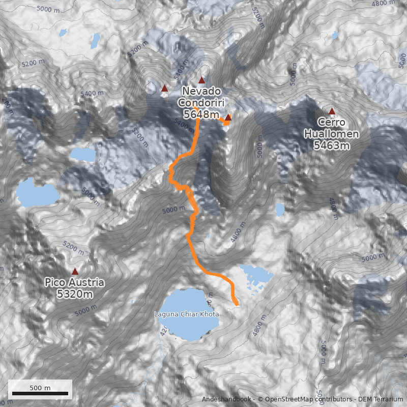 Mapa Arista Suroeste
