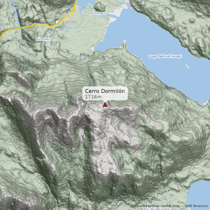 Mapa Normal desde el refugio