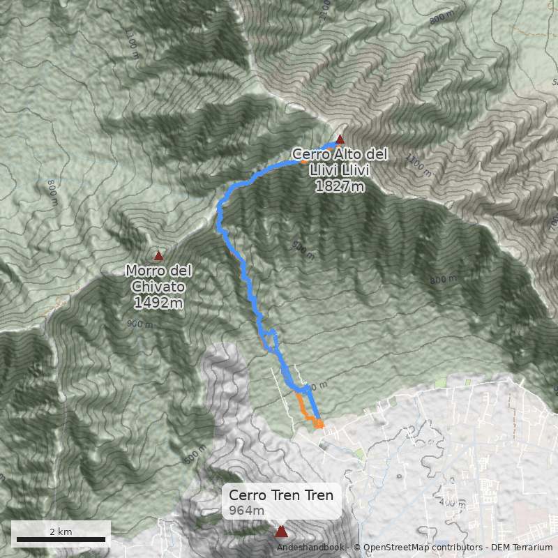 Mapa Normal desde Lo Miranda
