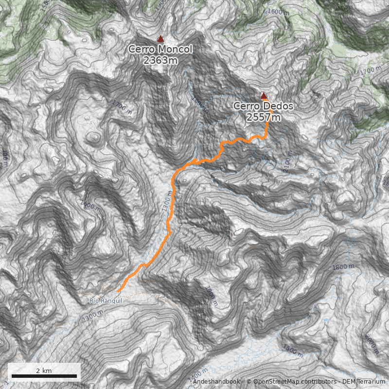 Mapa Cara Sureste