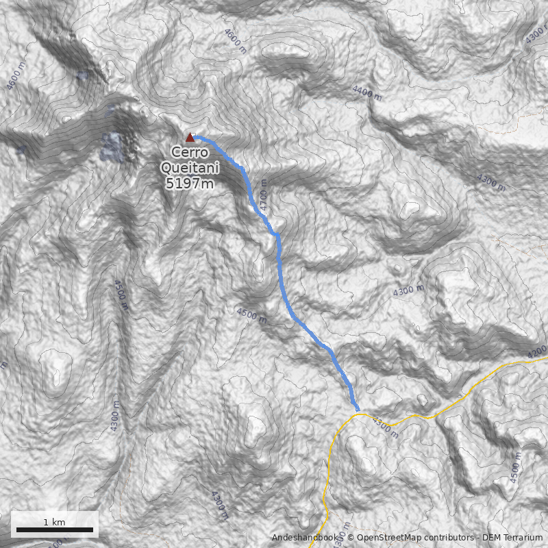 Mapa Evidente Sur