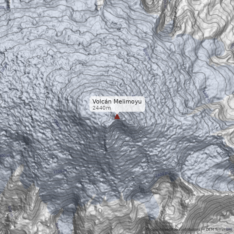 Mapa Glaciar Noreste