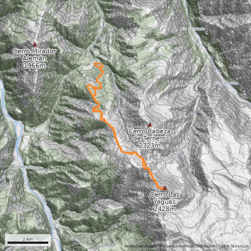 Mapa Normal desde San Sebastián